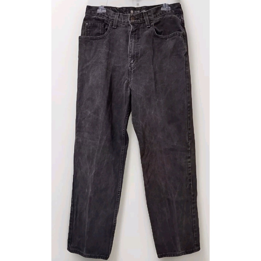 J Riggins Jeans 32x30 Men Vintage Black Relaxed Fit New River Denim USA Made Y2K